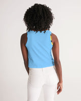 blue sky zone women's cropped tank