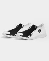 the white  bull men's slip-on flyknit shoe