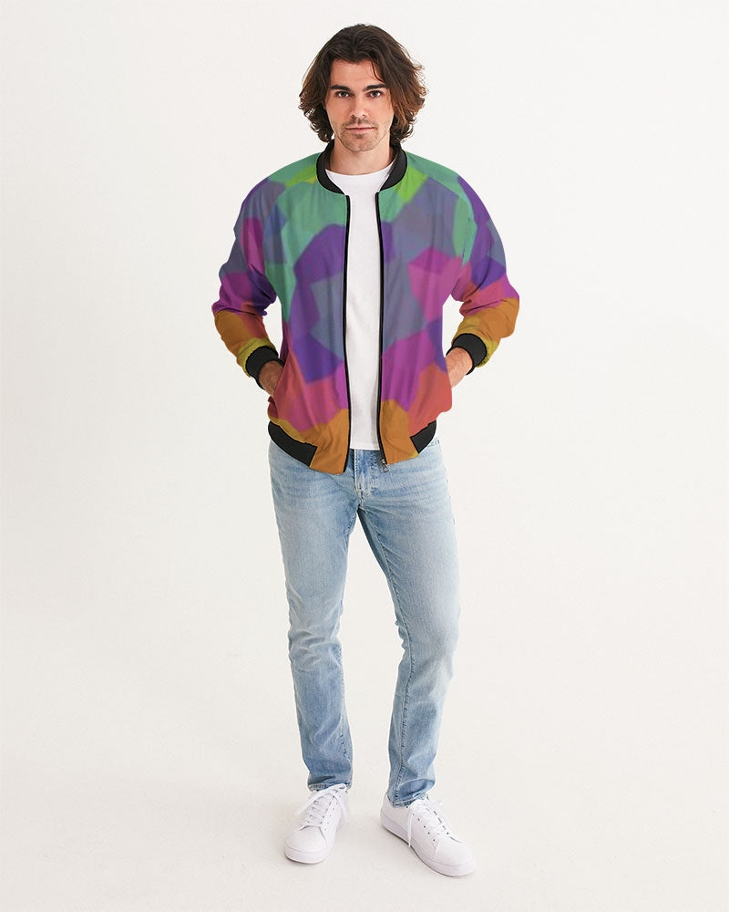 fz abstract men's bomber jacket
