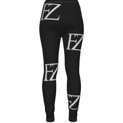 all-over print women's ripped leggings