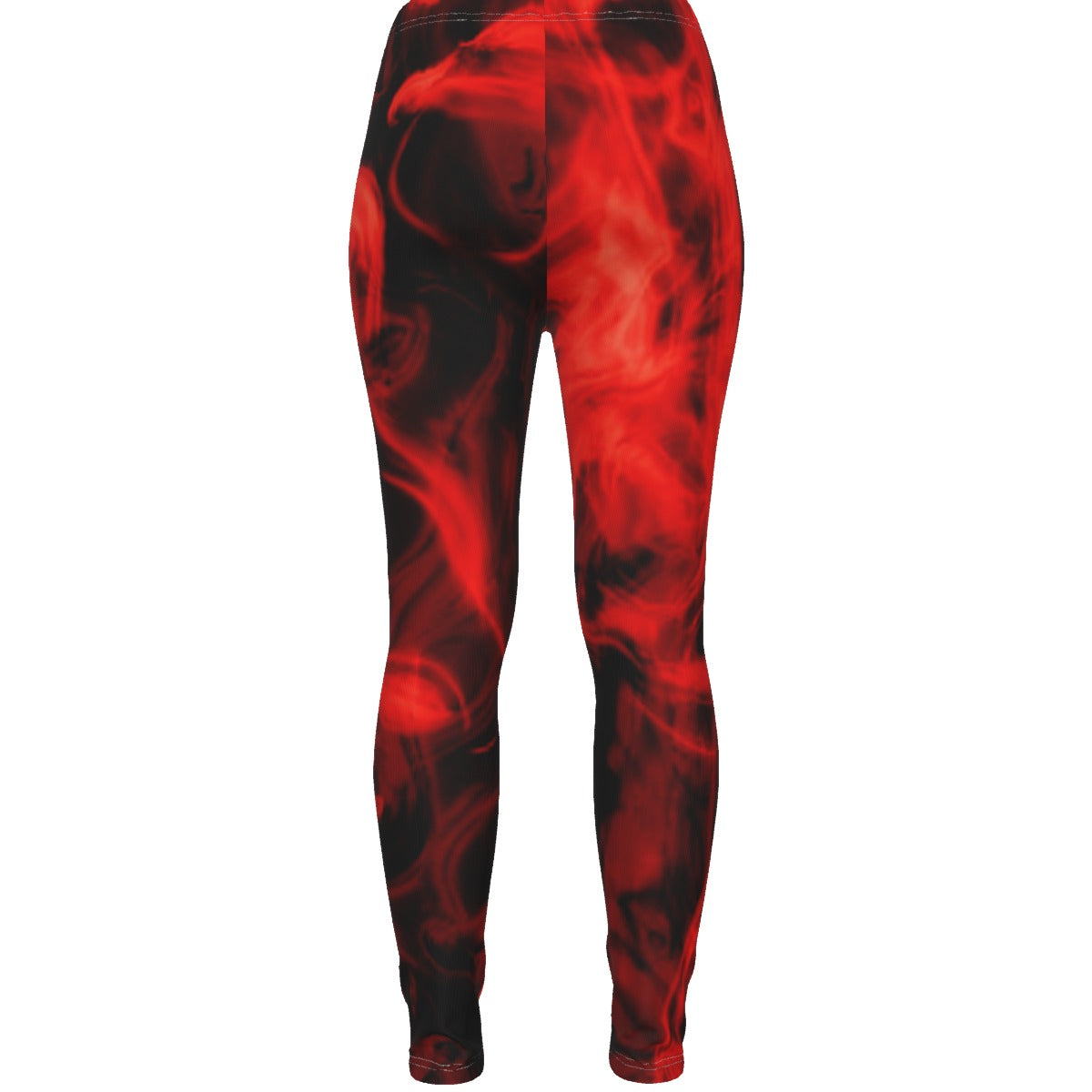 all-over print women's ripped leggings