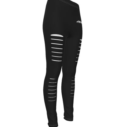 fz women's ripped leggings