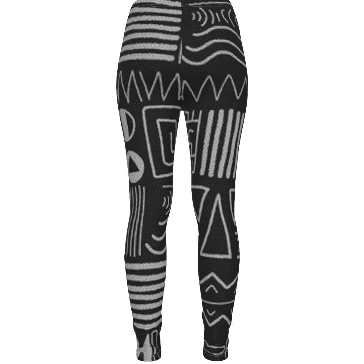 all-over print women's ripped leggings