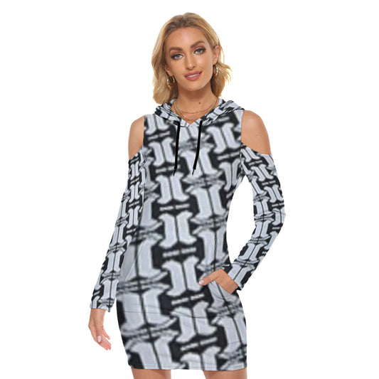 all-over print women's tight dress