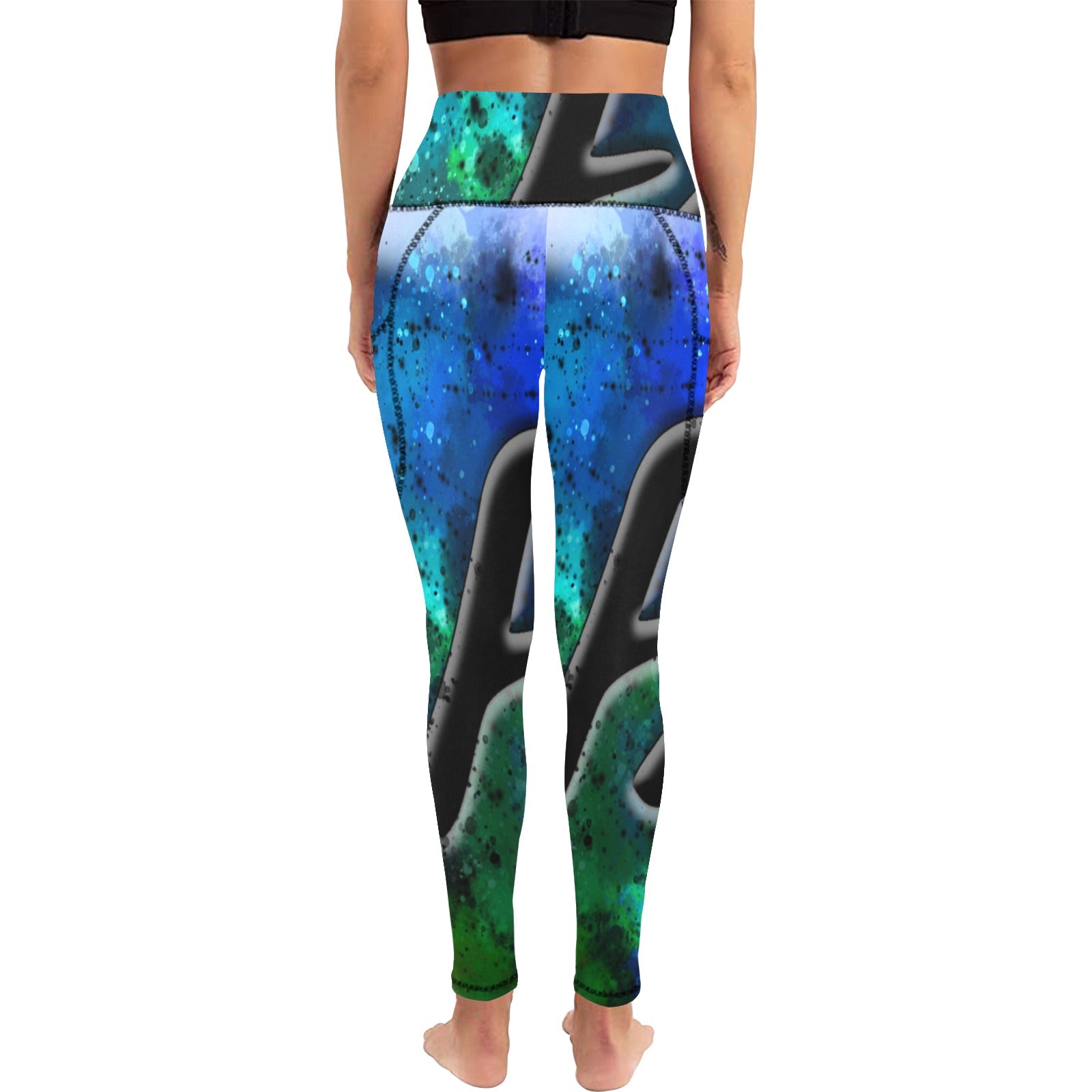 fz women's abstract leggins