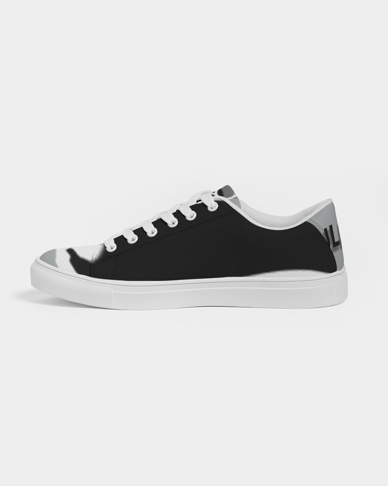 grey zone men's faux-leather sneaker