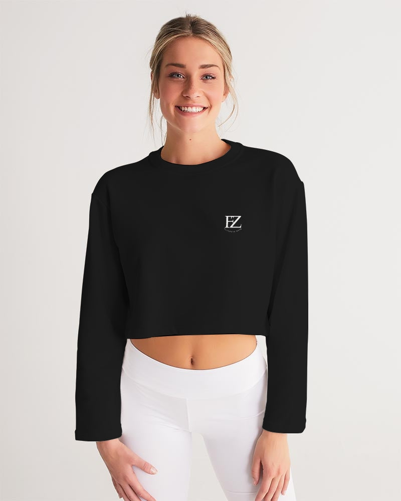 black flite women's cropped sweatshirt