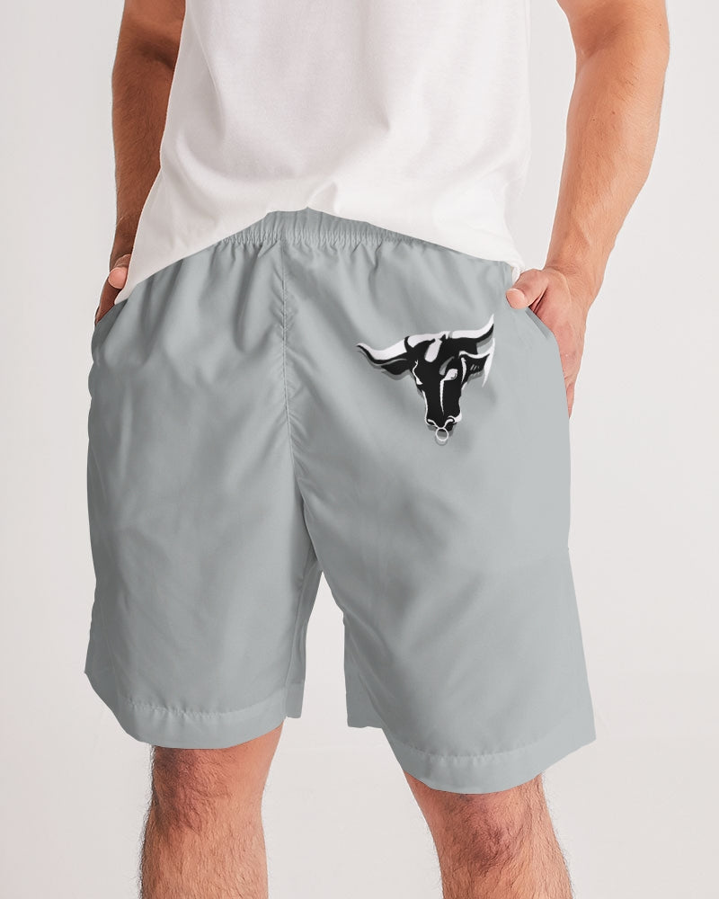 flying grey men's jogger shorts