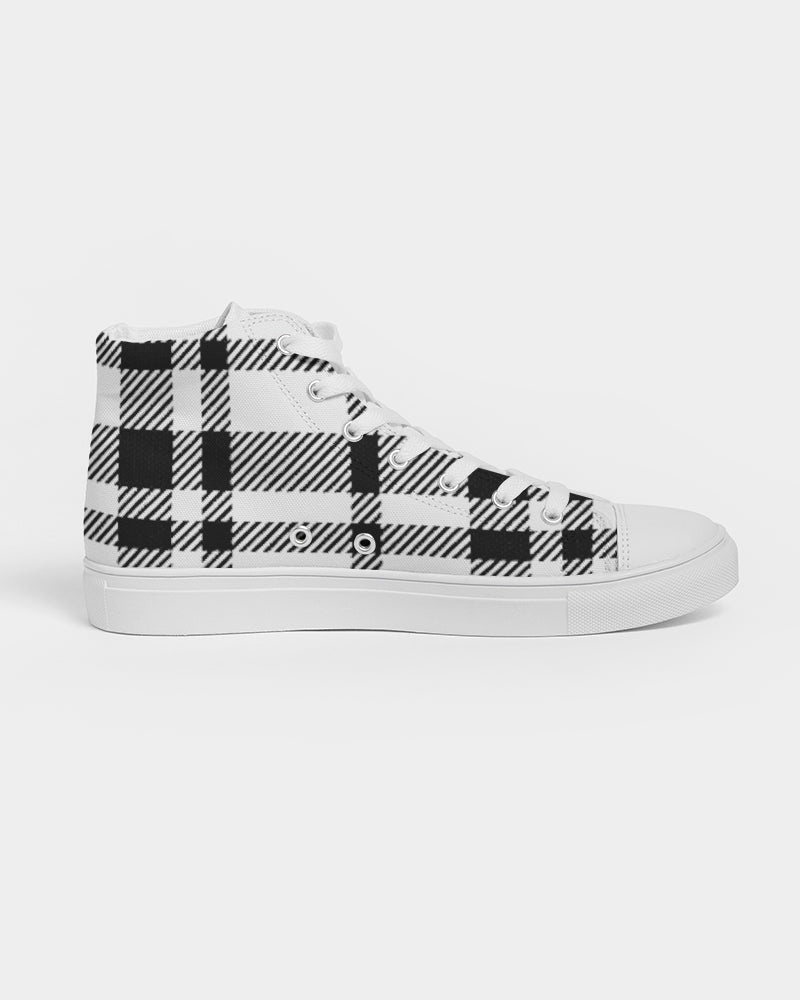 plaid flite too women's hightop canvas shoe