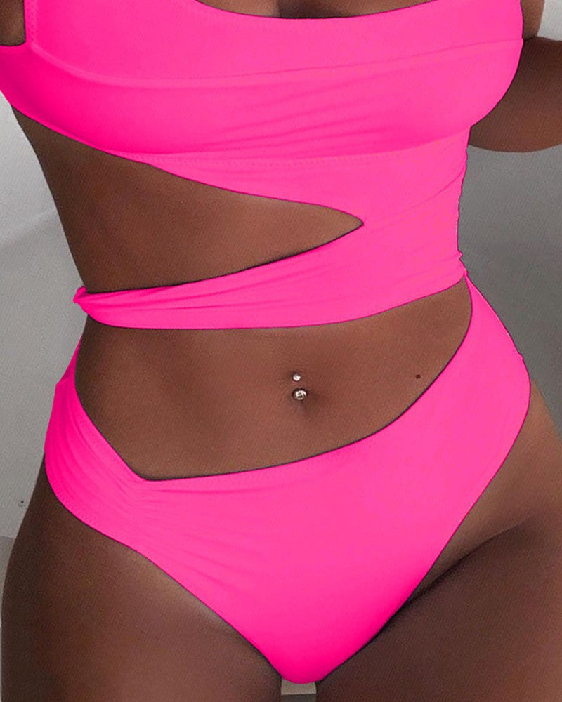 FZ Women's Asymmetrical One Piece Swimsuit - FZwear