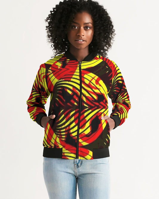 FZ AFRICAN PRINT Women's Bomber Jacket - FZwear