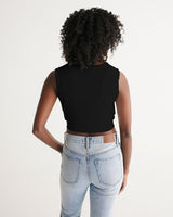 smokin black women's twist-front tank