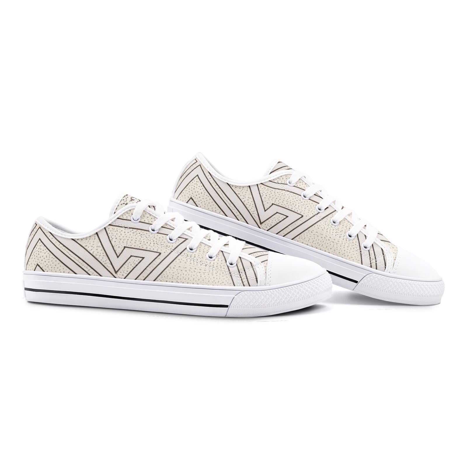 FZ African Print Unisex Low Top Canvas Shoes - FZwear