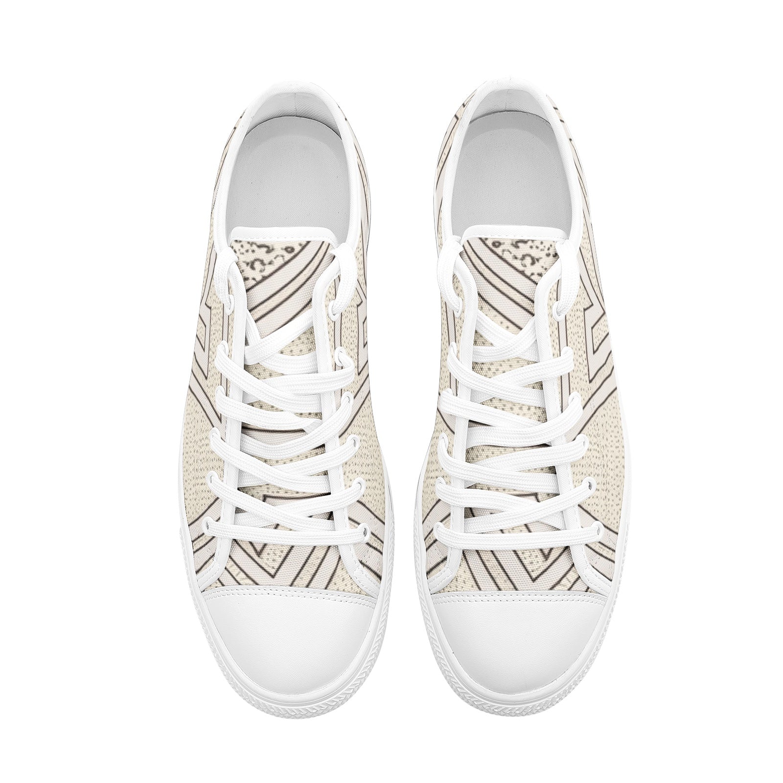 FZ African Print Unisex Low Top Canvas Shoes - FZwear