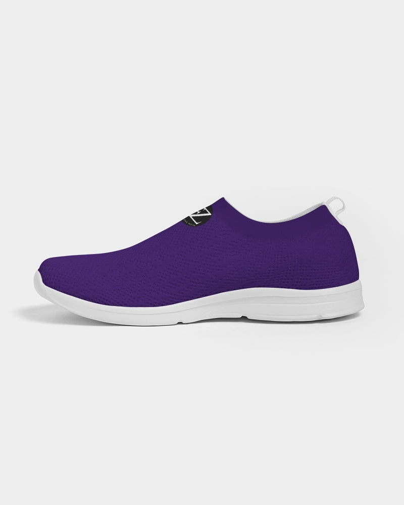 mauve women's slip-on flyknit shoe