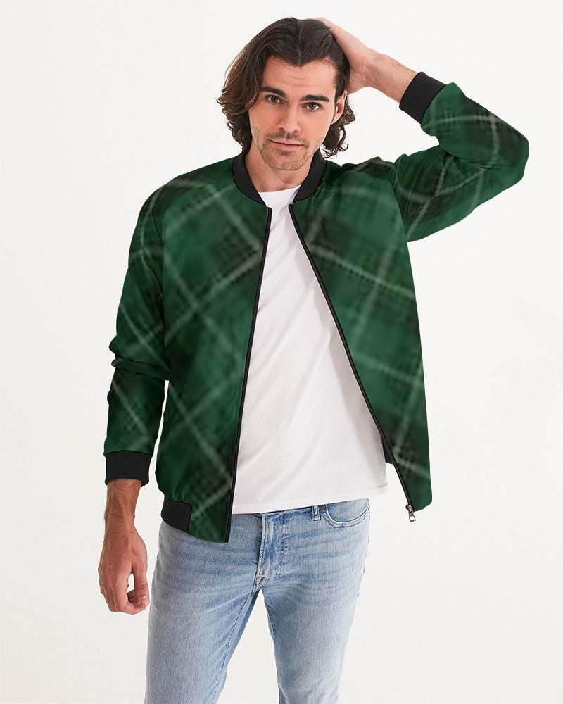 fzwear plaid men's bomber jacket