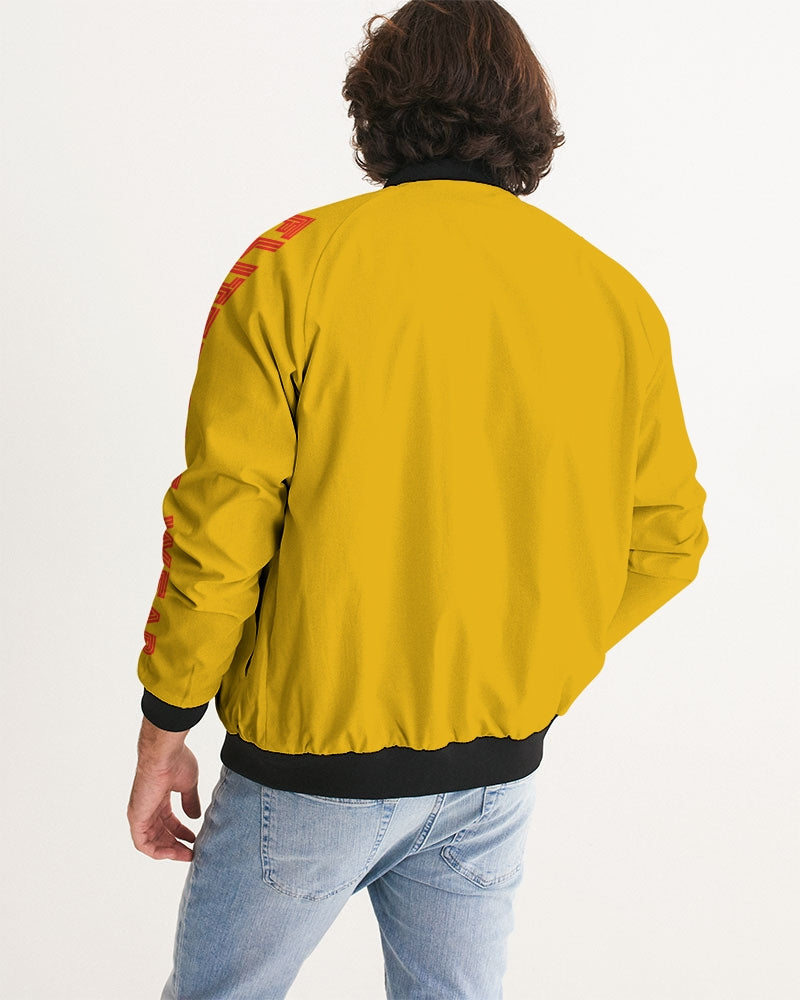 yellow zone men's bomber jacket