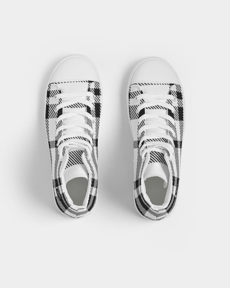 plaid flite too women's hightop canvas shoe