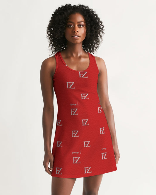 FZ ORIGINAL RED 2 Women's Racerback Dress - FZwear