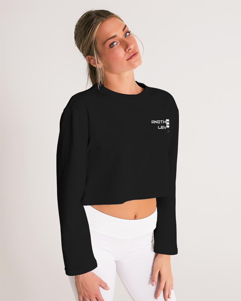 black zone women's cropped sweatshirt