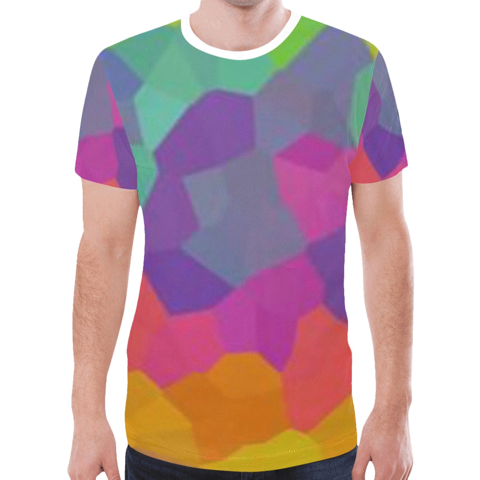 fz men's tee men's all over print mesh t-shirt (model t45)