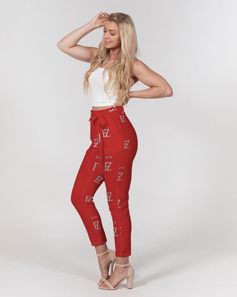 FZ ORIGINAL RED 2 Women's Belted Tapered Pants - FZwear