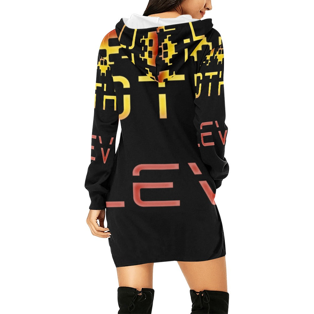 fz graphic women's hoodie dress