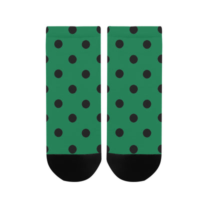 fz women's dot ankle socks one size / fz dot socks - green women's ankle socks