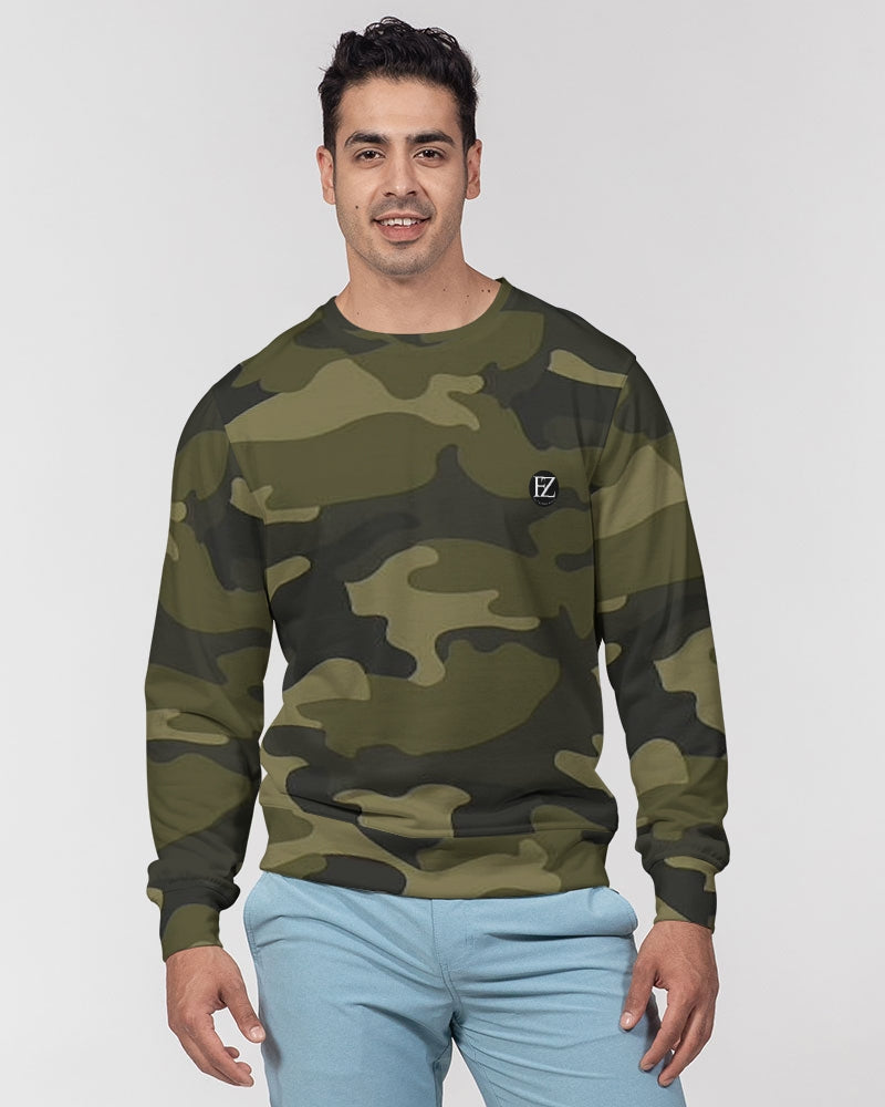 darker shade men's classic french terry crewneck pullover