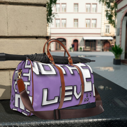 fz white levels designer travel bag 20" x 12" / purple