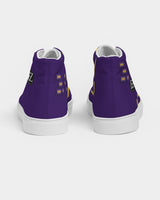 purple flite men's hightop canvas shoe