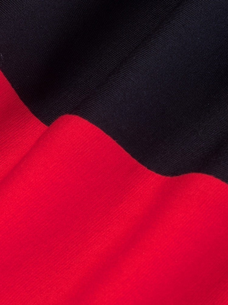 fz women's elegant patchwork dress