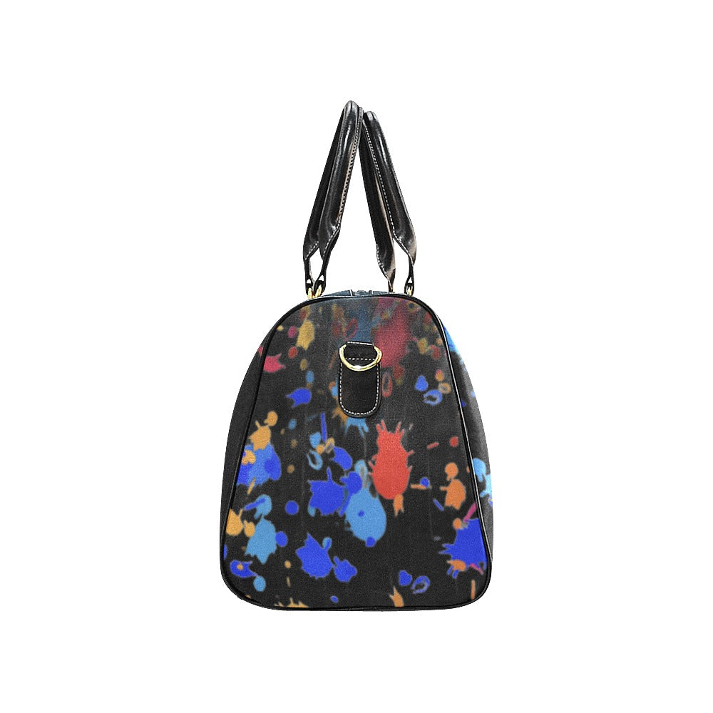 fz travel bag - paint travel bag (black) (model1639)