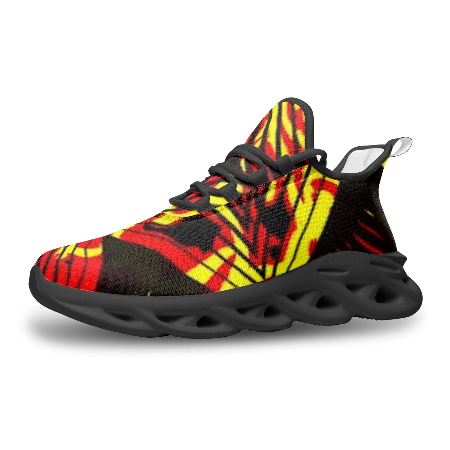 FZ African Print Unisex Bounce Mesh Knit Sneakers