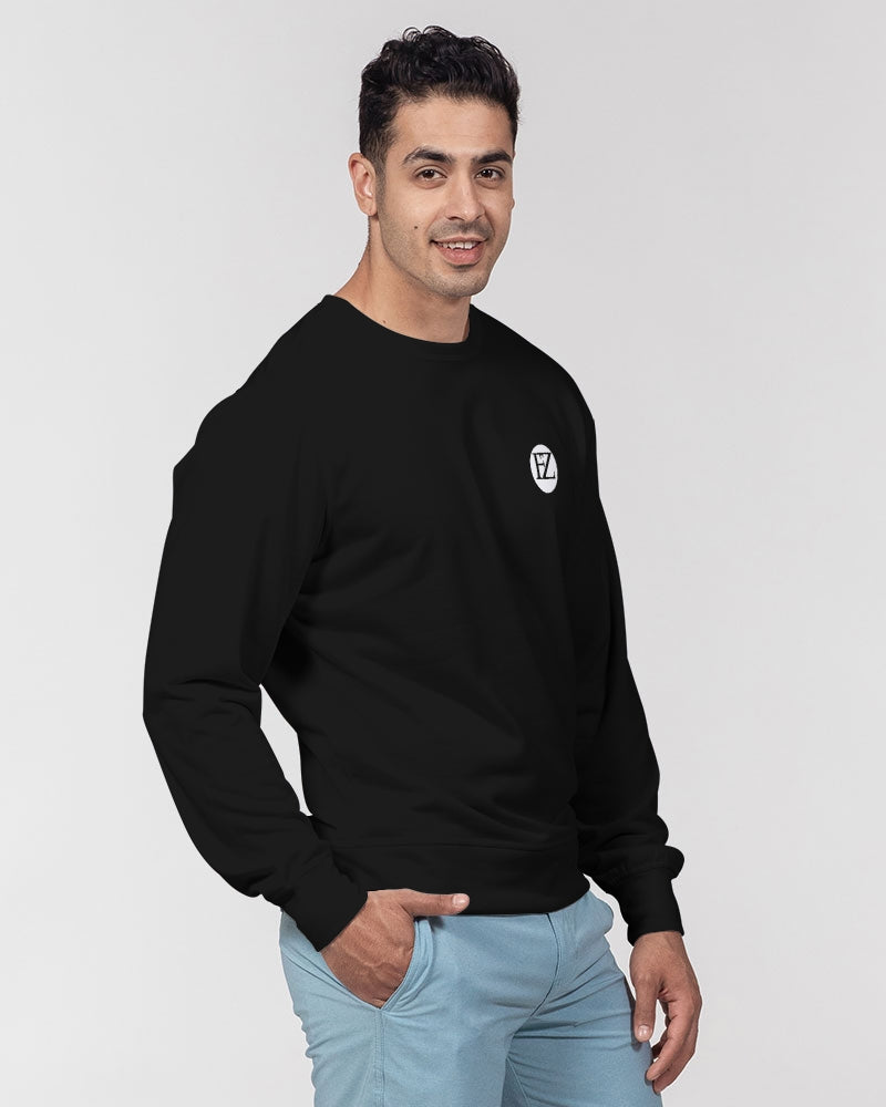 plain flite men's classic french terry crewneck pullover