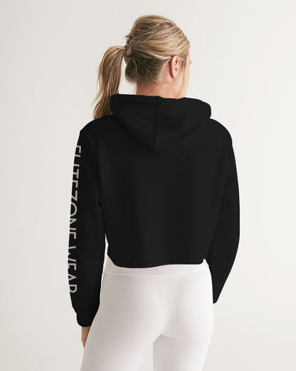 dark flite women's cropped hoodie