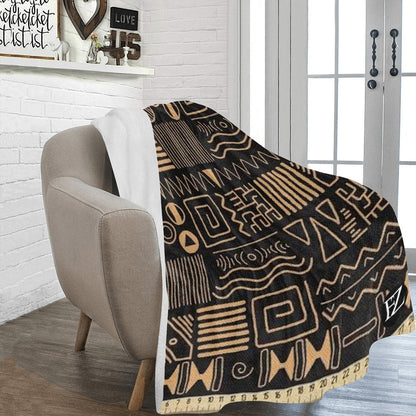 fz abstract blanket ultra-soft micro fleece blanket 60" x 80"(made in queen)