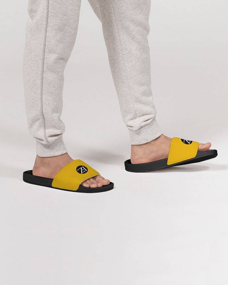 yellow zone men's slide sandal