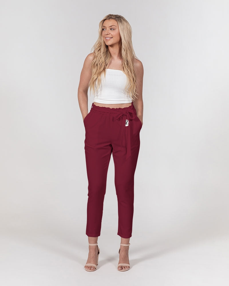 fz classic women's belted tapered pants