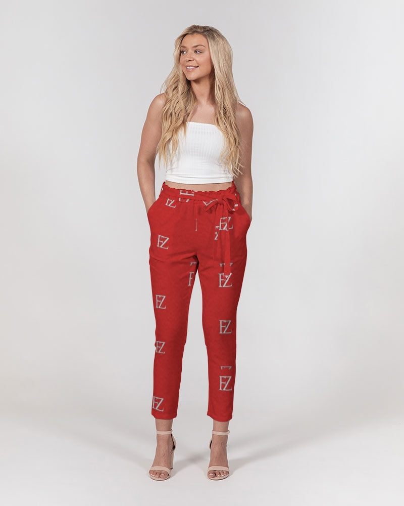 FZ ORIGINAL RED 2 Women's Belted Tapered Pants - FZwear