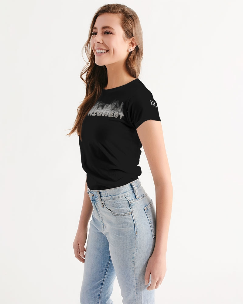 smokin black women's tee