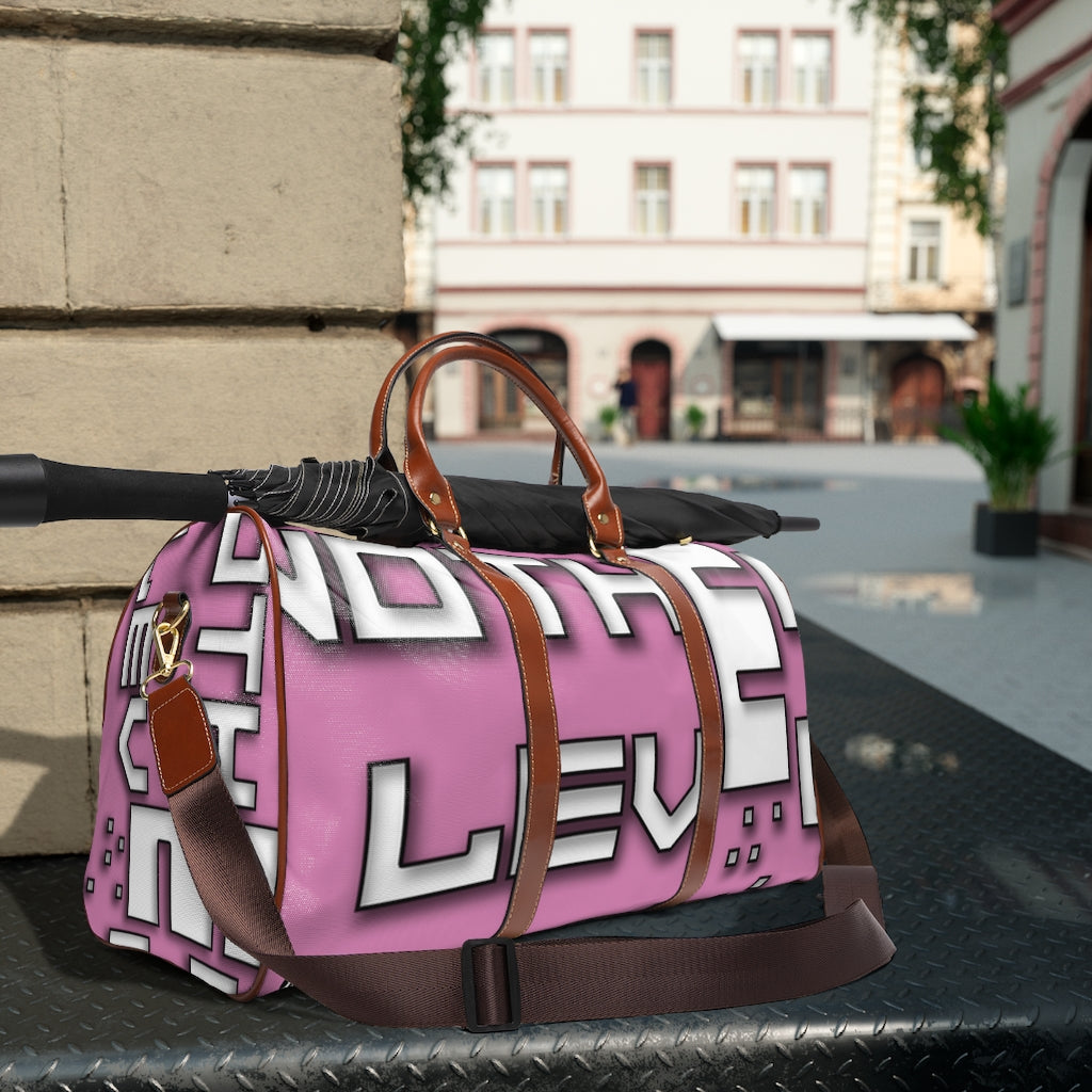 fz white levels designer travel bag 20" x 12" / pink