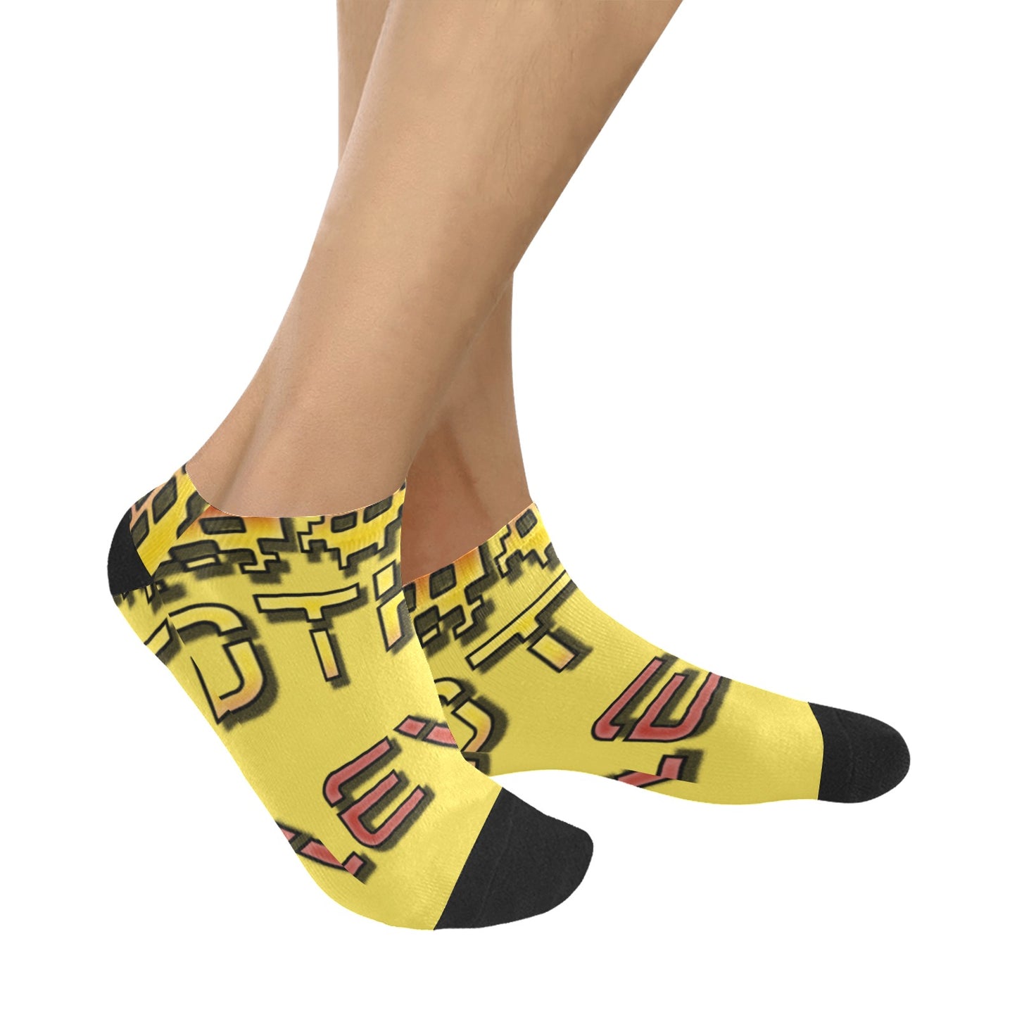 fz men's levels ankle socks one size / fz levels socks - yellow men's ankle socks