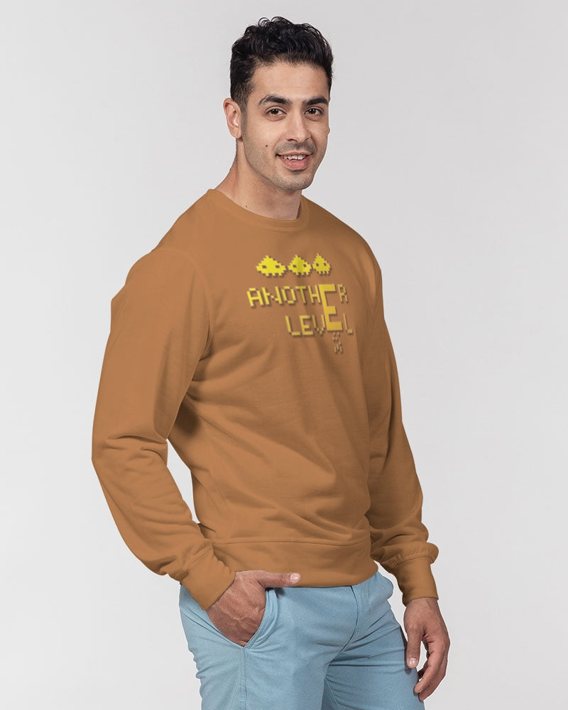 tan flite men's classic french terry crewneck pullover