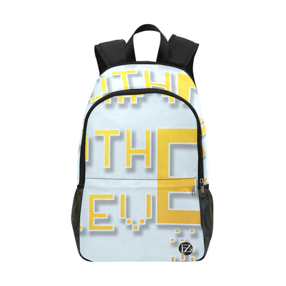fz yellow levels backpack one size / fz levels backpack - blue all-over print unisex casual backpack with side mesh pockets (model 1659)