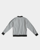 flying grey women's bomber jacket