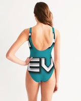 blue sky women's one-piece swimsuit