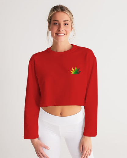 red zone women's cropped sweatshirt