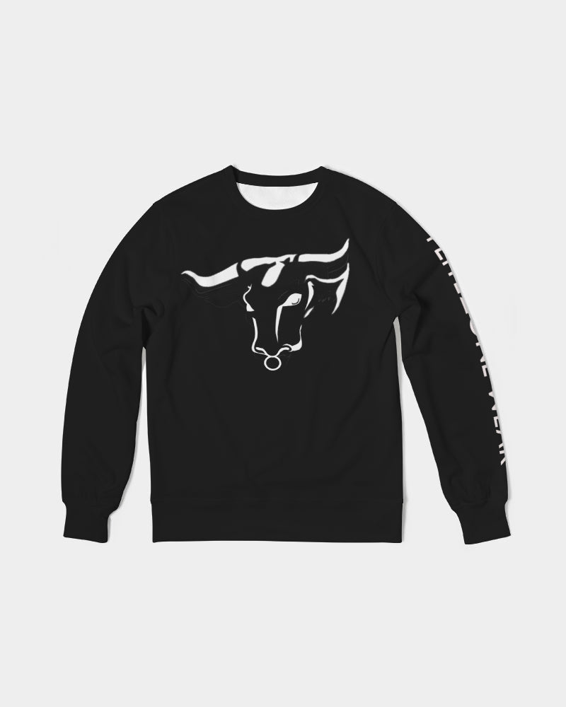 bull men's classic french terry crewneck pullover