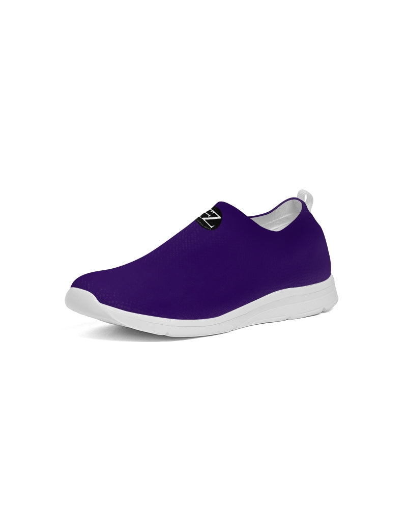 mauve women's slip-on flyknit shoe